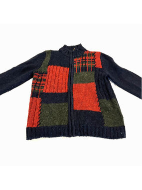 Size Small Tabi Full Zip Women’s Knit Sweater Multicolour TW